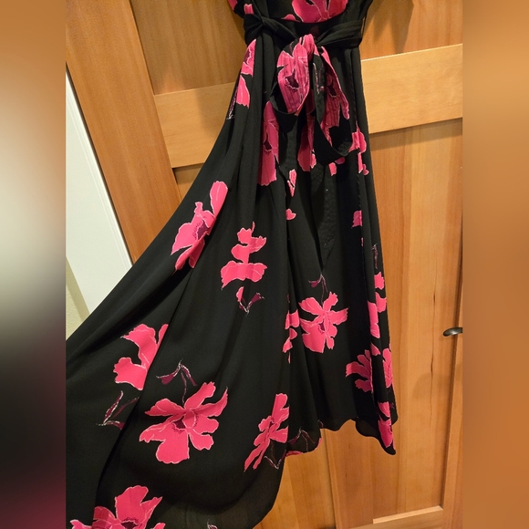 Alfani Elegant Black Floral Dress Size:10 NWT - Picture 4 of 7